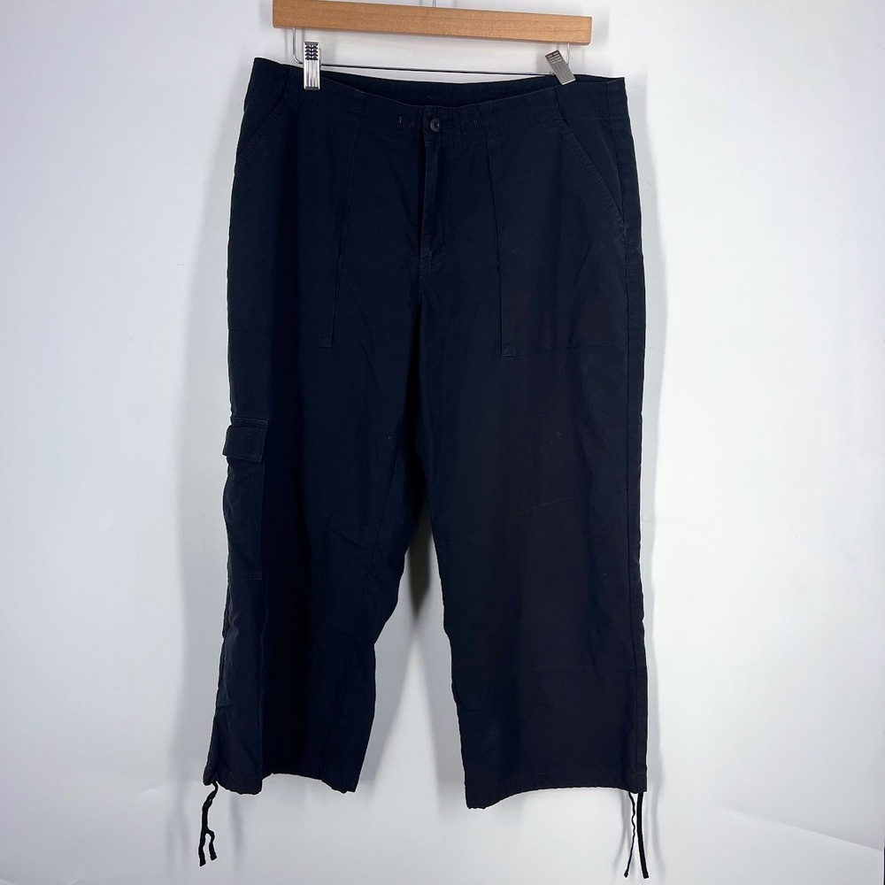 Patagonia Women's Continental Vintage Drawstring Hem Hiking Outdoor Capris SZ 12